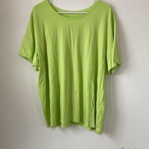 CJ banks lime green t-shirt